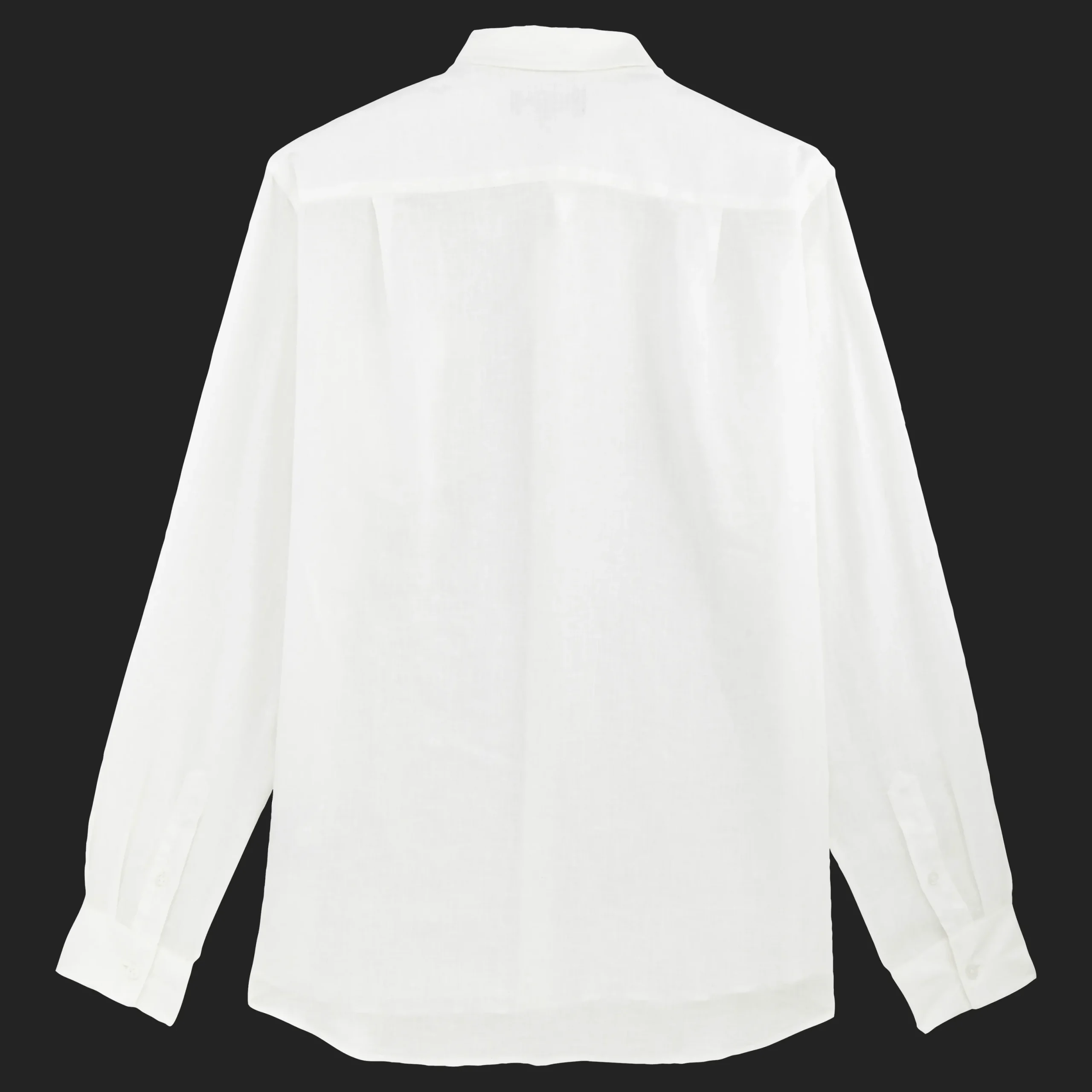 Clearance Vilebrequin Men Linen Shirt Solid White/White