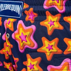 Store Vilebrequin Men Long Swim Trunks Stars Gift Navy/Blue