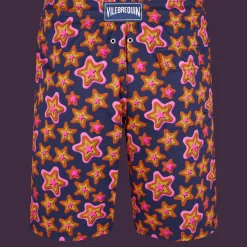 Store Vilebrequin Men Long Swim Trunks Stars Gift Navy/Blue