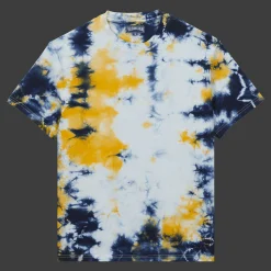 Hot Vilebrequin Men Organic Cotton T-Shirt Tie & Dye Navy/Blue