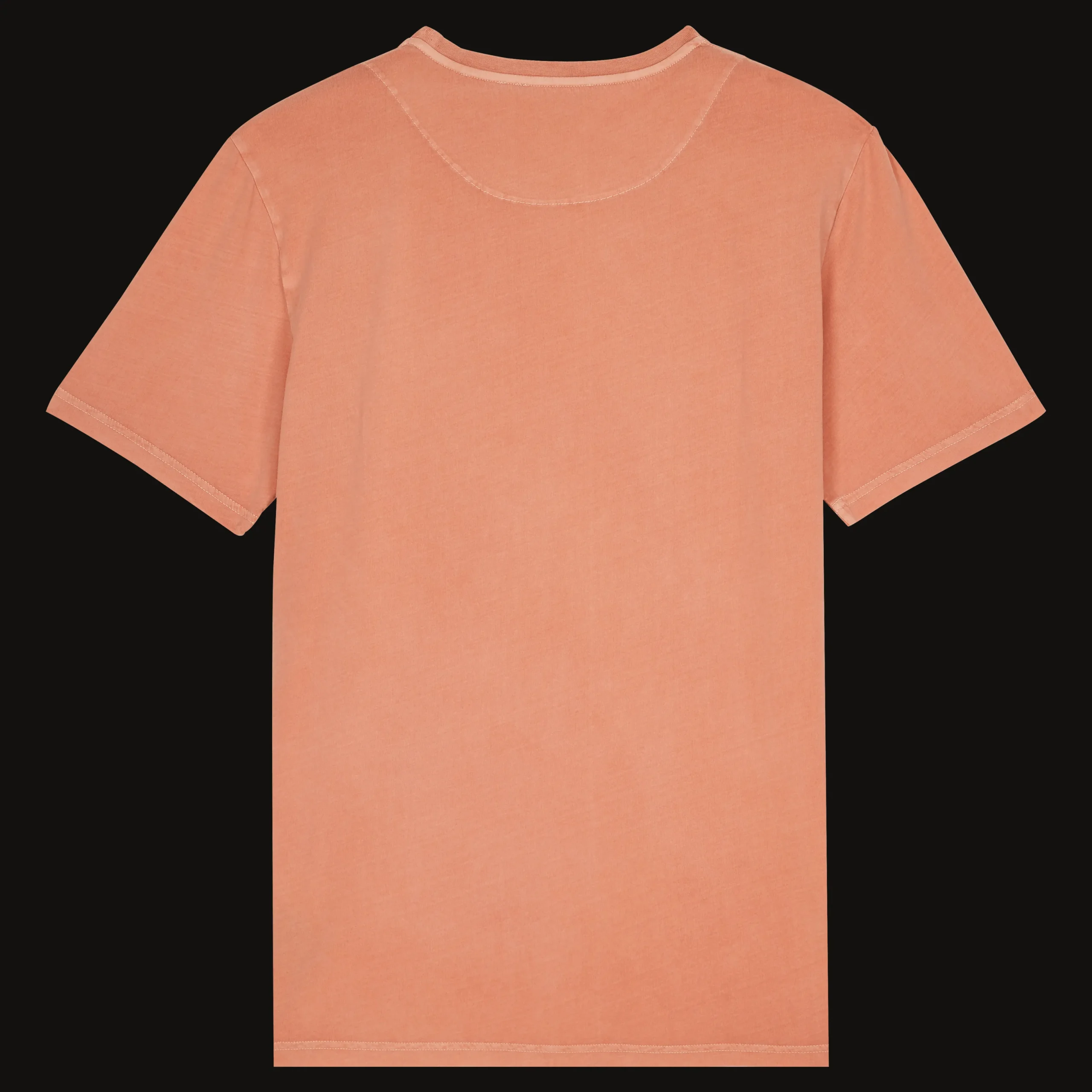 Flash Sale Vilebrequin Men Organic Cotton T-Shirt Solid Pottery/Orange