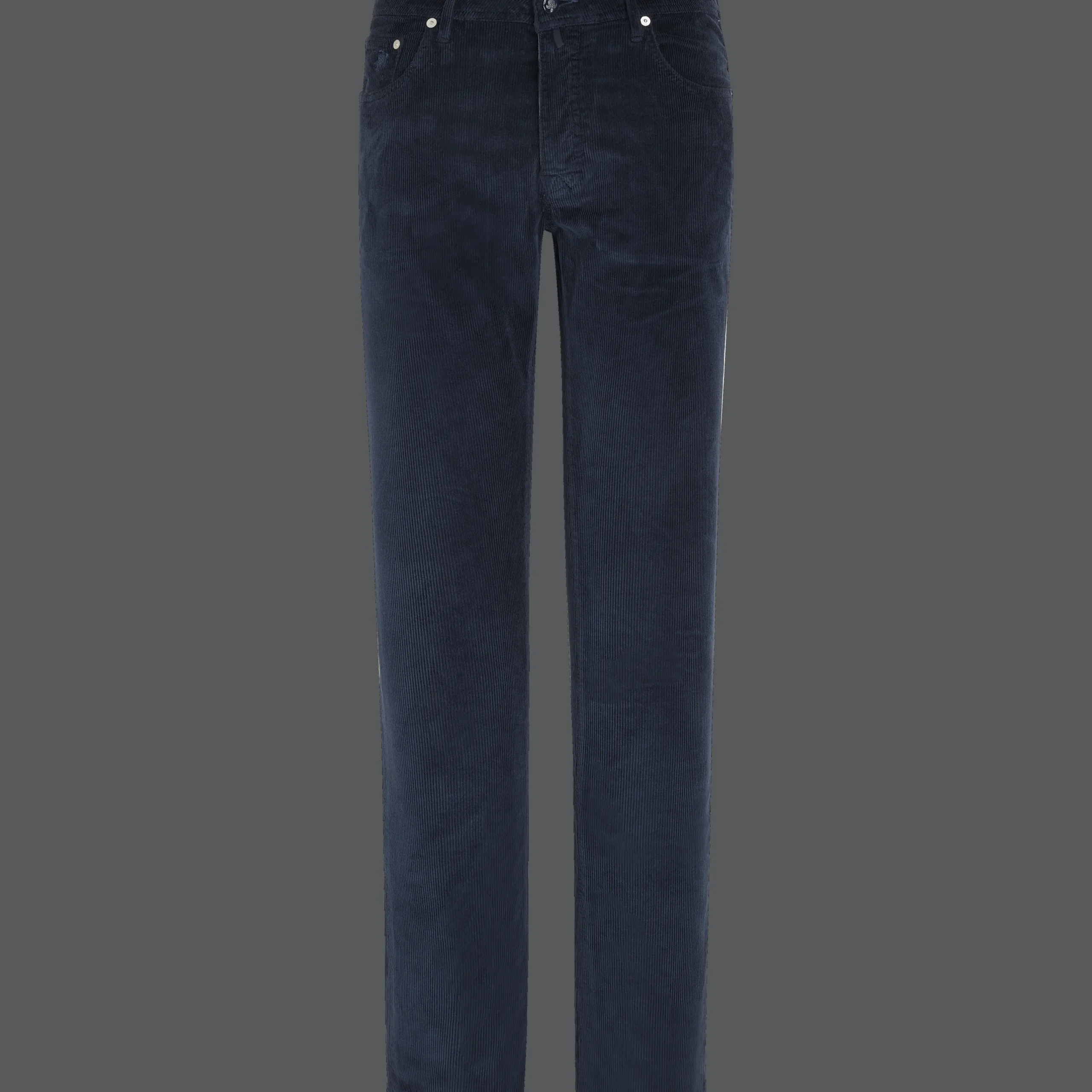 Shop Vilebrequin Men 5-Pocket Velvet Pants Regular Fit Navy/Blue