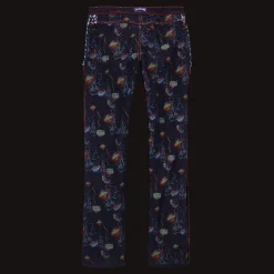 Flash Sale Vilebrequin Men 5-Pockets Printed Denim Pants Neo Medusa Dark Denim W1/Blue