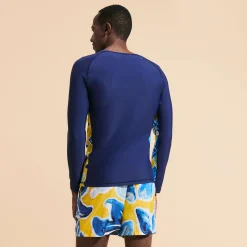 Outlet Vilebrequin Men Rashguard Long Sleeves Raiatea Sun/Yellow