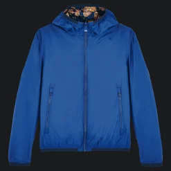 Flash Sale Vilebrequin Men Reversible Windbreaker Jacket Carapaces Ultramarine/Blue