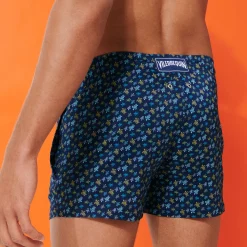 Best Vilebrequin Men Short Swim Trunks Micro Tortues Rainbow Navy/Blue