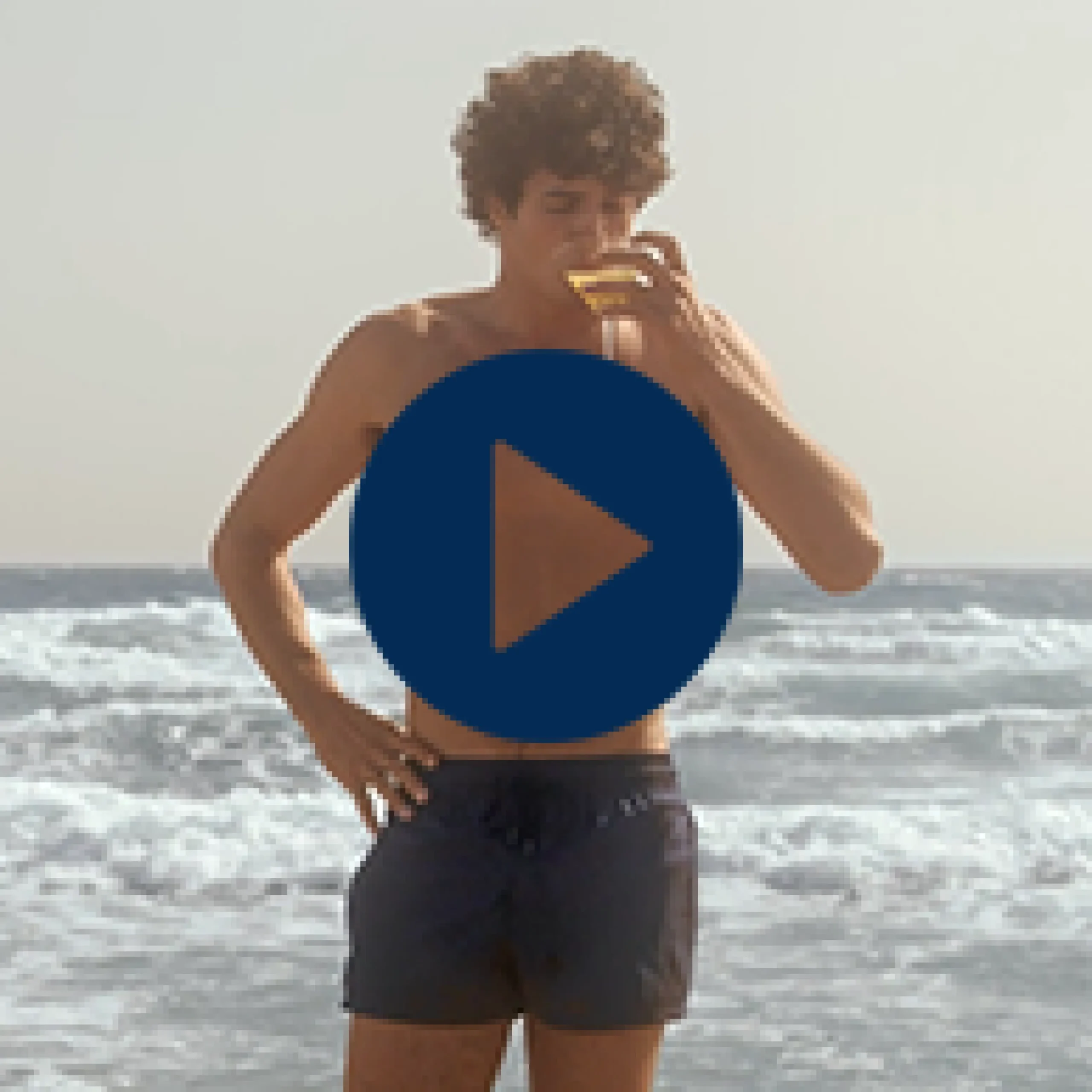 Discount Vilebrequin Men Short Woolen Swim Trunks Micro Carreaux- X The Woolmark Company Navy/Blue