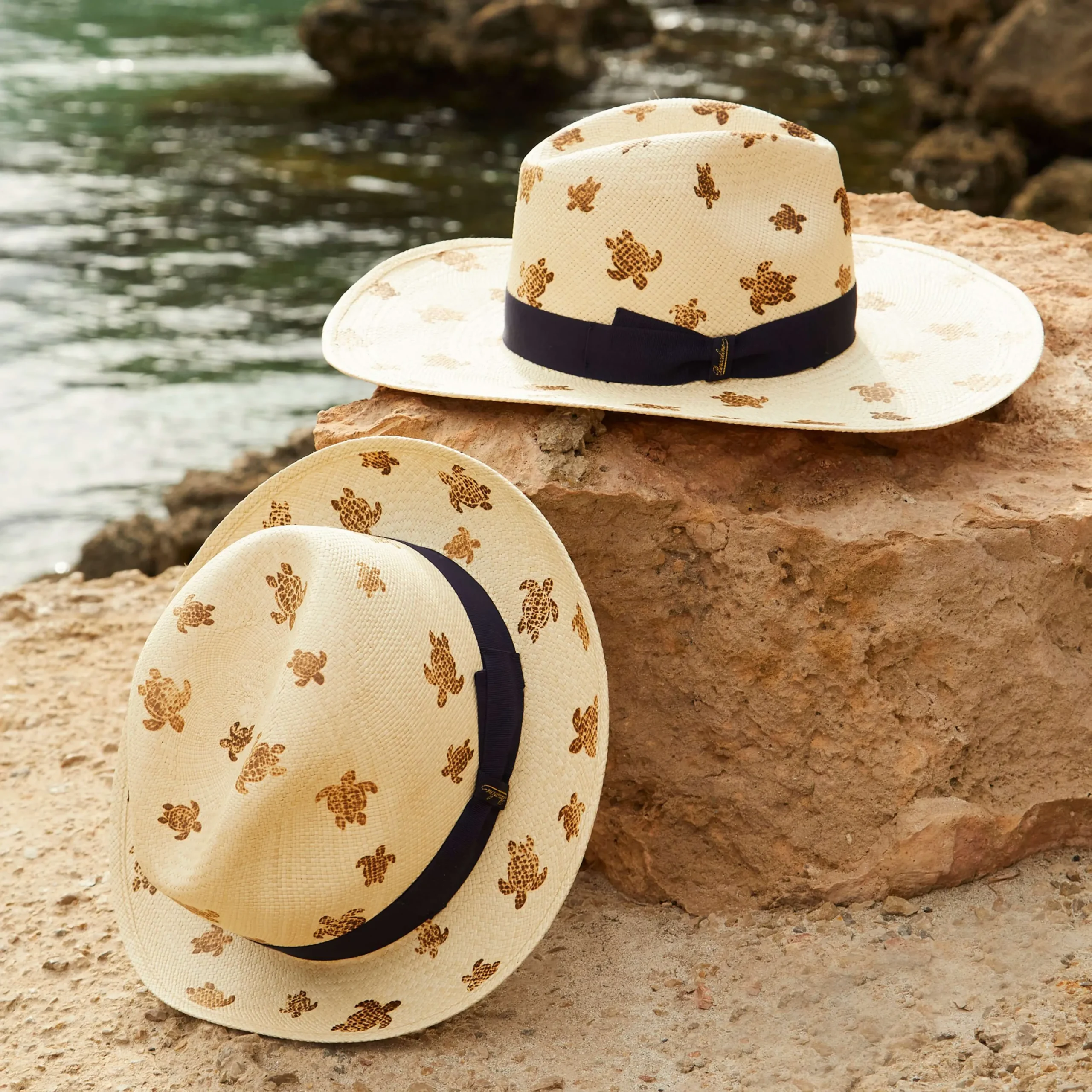 Hot Vilebrequin Men Straw Hat X Borsalino Sand/Beige