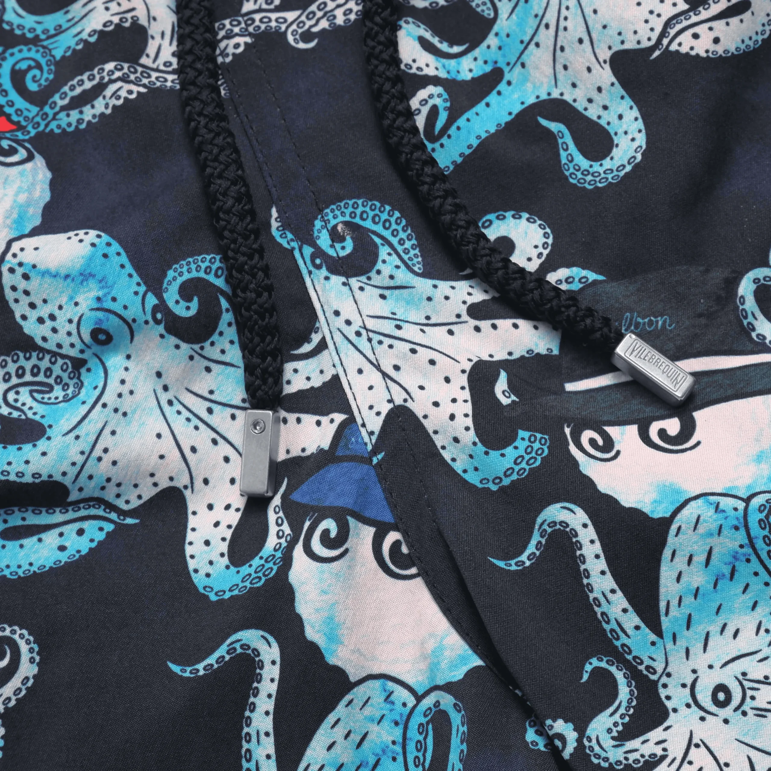 Discount Vilebrequin Men Stretch Swim Trunks - X Malbon Navy/Blue