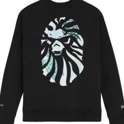 Fashion Vilebrequin Men Sweatshirt Turtles Printed - X Bape® Black Black/Black