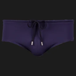 Best Vilebrequin Men Swim Brief Solid Navy/Blue