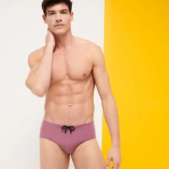 Best Sale Vilebrequin Men Swim Brief Solid Murasaki/Purple