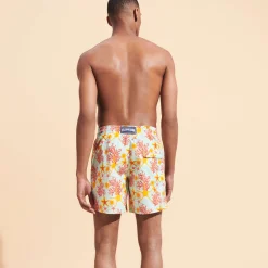 Best Vilebrequin Men Swim Shorts Starlettes & Coraux Thalassa/Blue