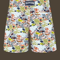 Store Vilebrequin Men Swim Shorts Ultra-Light And Packable Fish Family White/White
