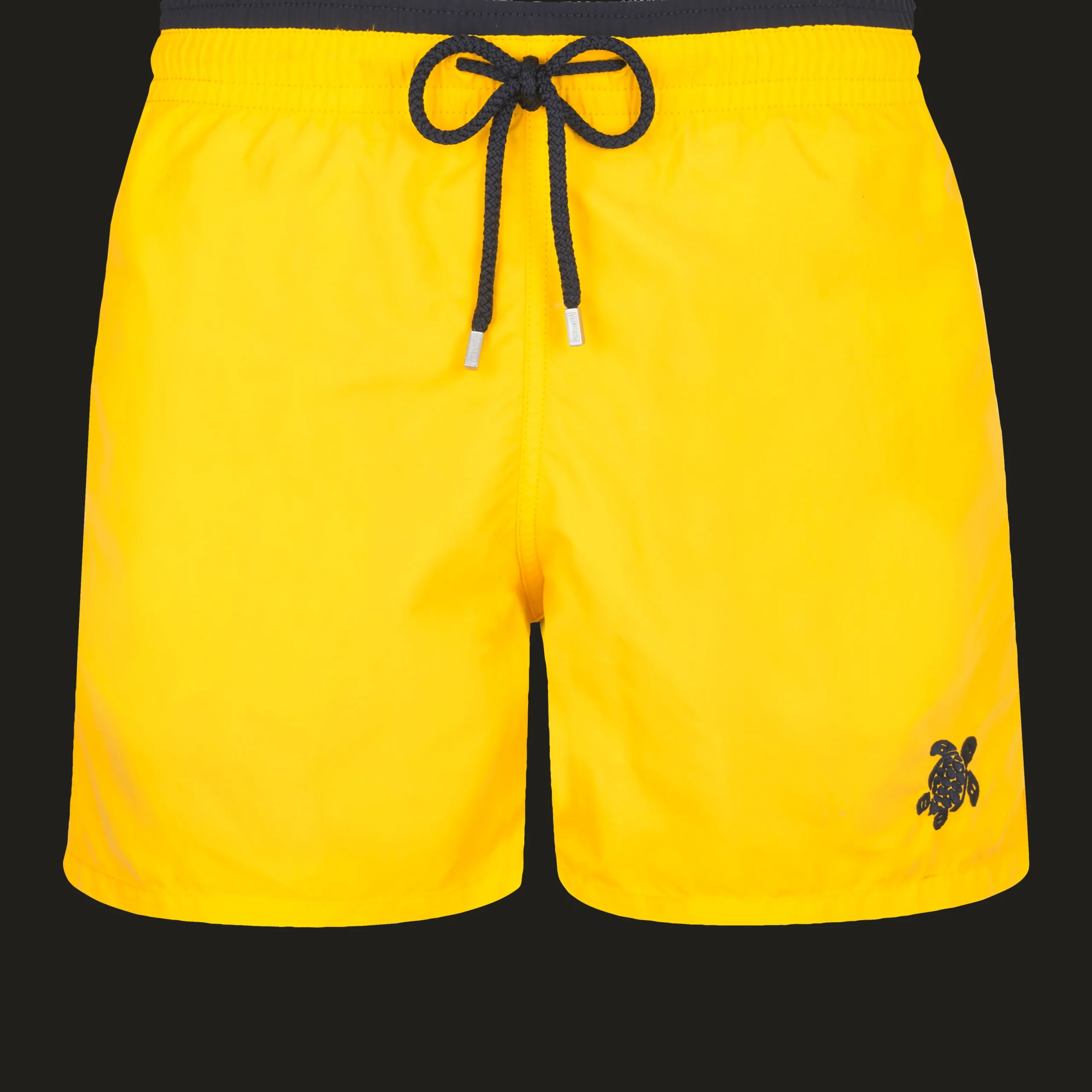 Cheap Vilebrequin Men Swim Trunks Bicolor Solid Bicolore Sun/Yellow
