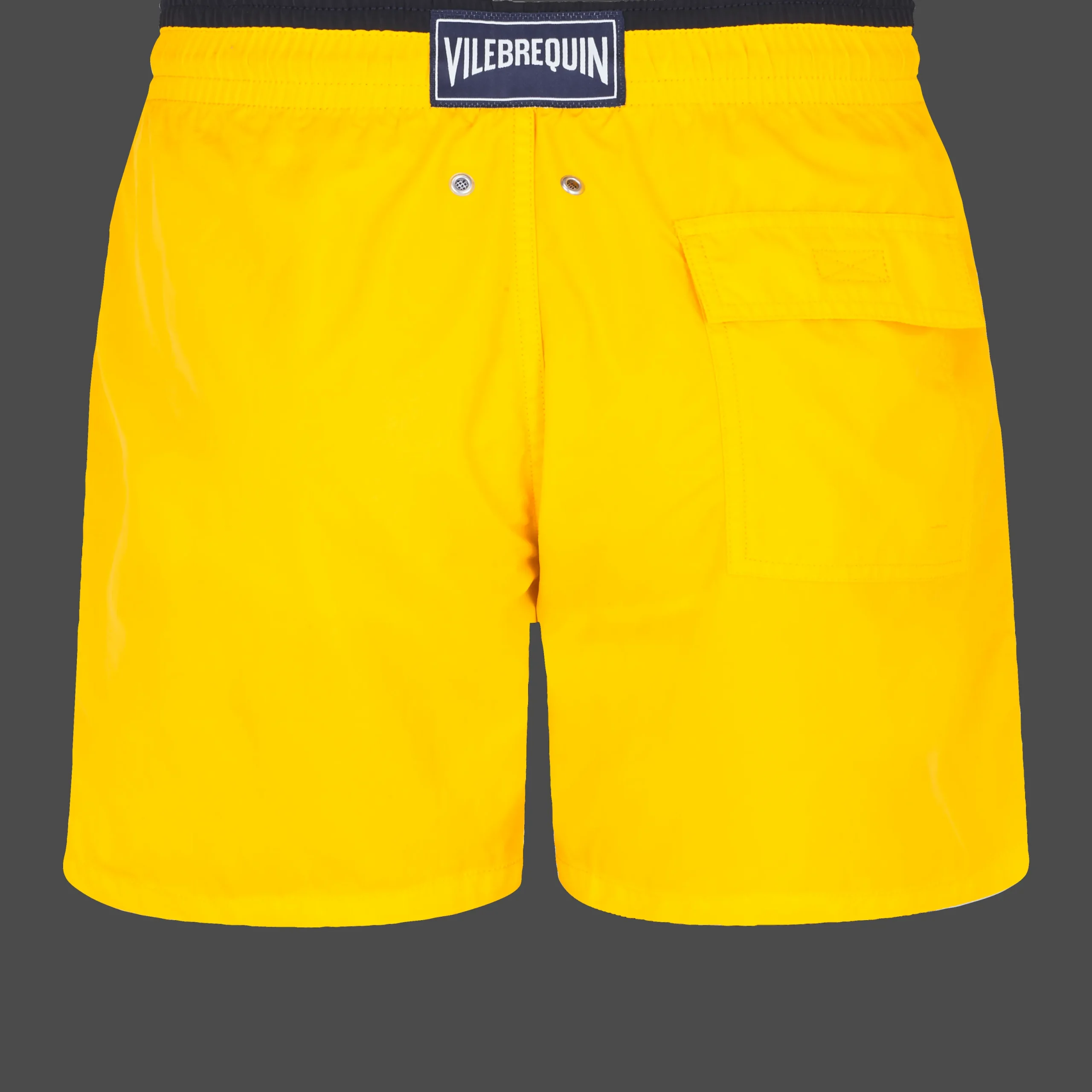 Cheap Vilebrequin Men Swim Trunks Bicolor Solid Bicolore Sun/Yellow