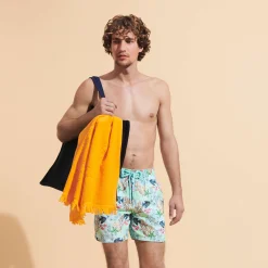 Store Vilebrequin Men Swim Trunks Embroidered Fond Marins - Limited Edition Thalassa/Blue