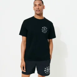 Hot Vilebrequin Men Swim Trunks Embroidered Logo - X Bape® Black Black/Black