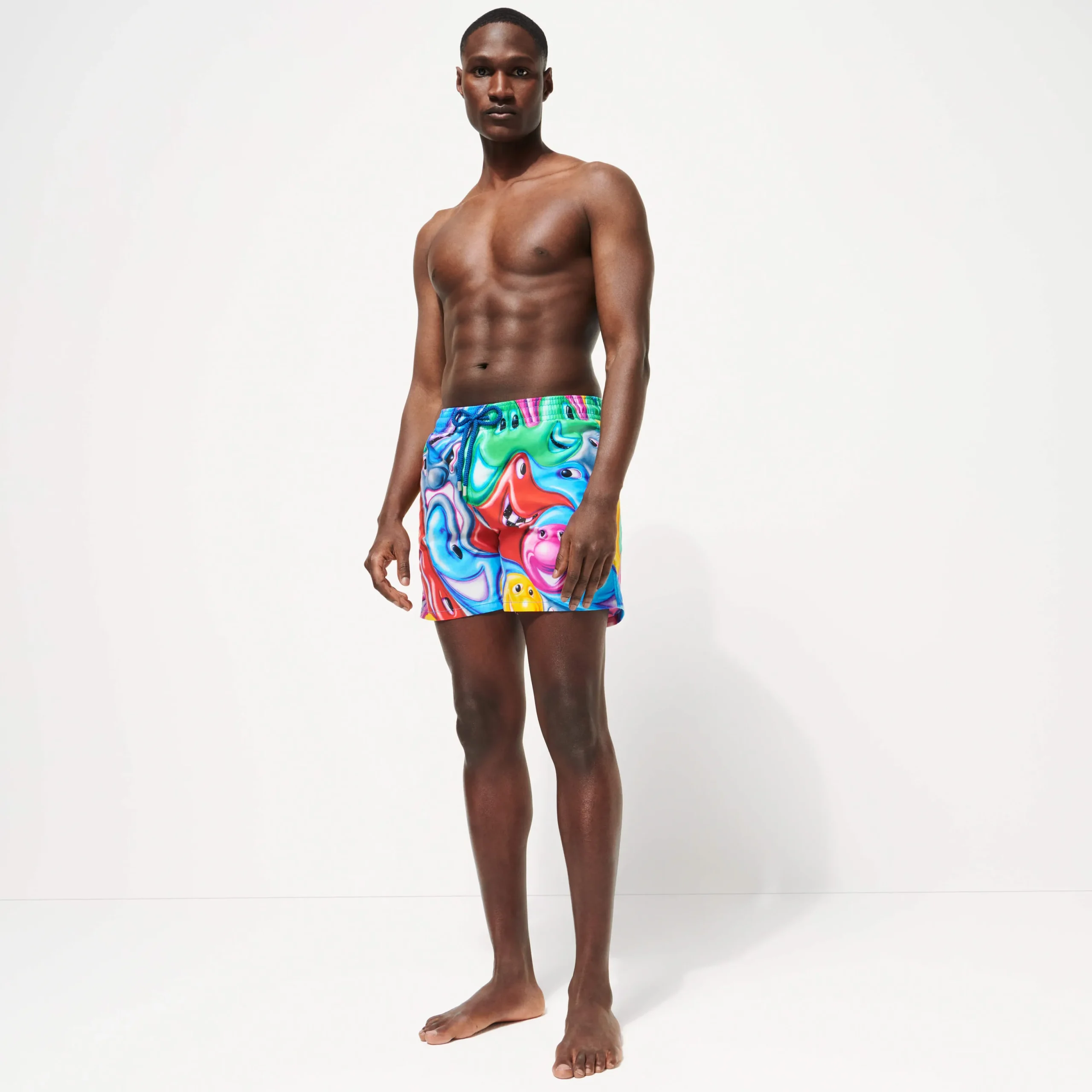 Flash Sale Vilebrequin Men Swim Trunks Faces In Places - X Kenny Scharf Multicolor/Multi