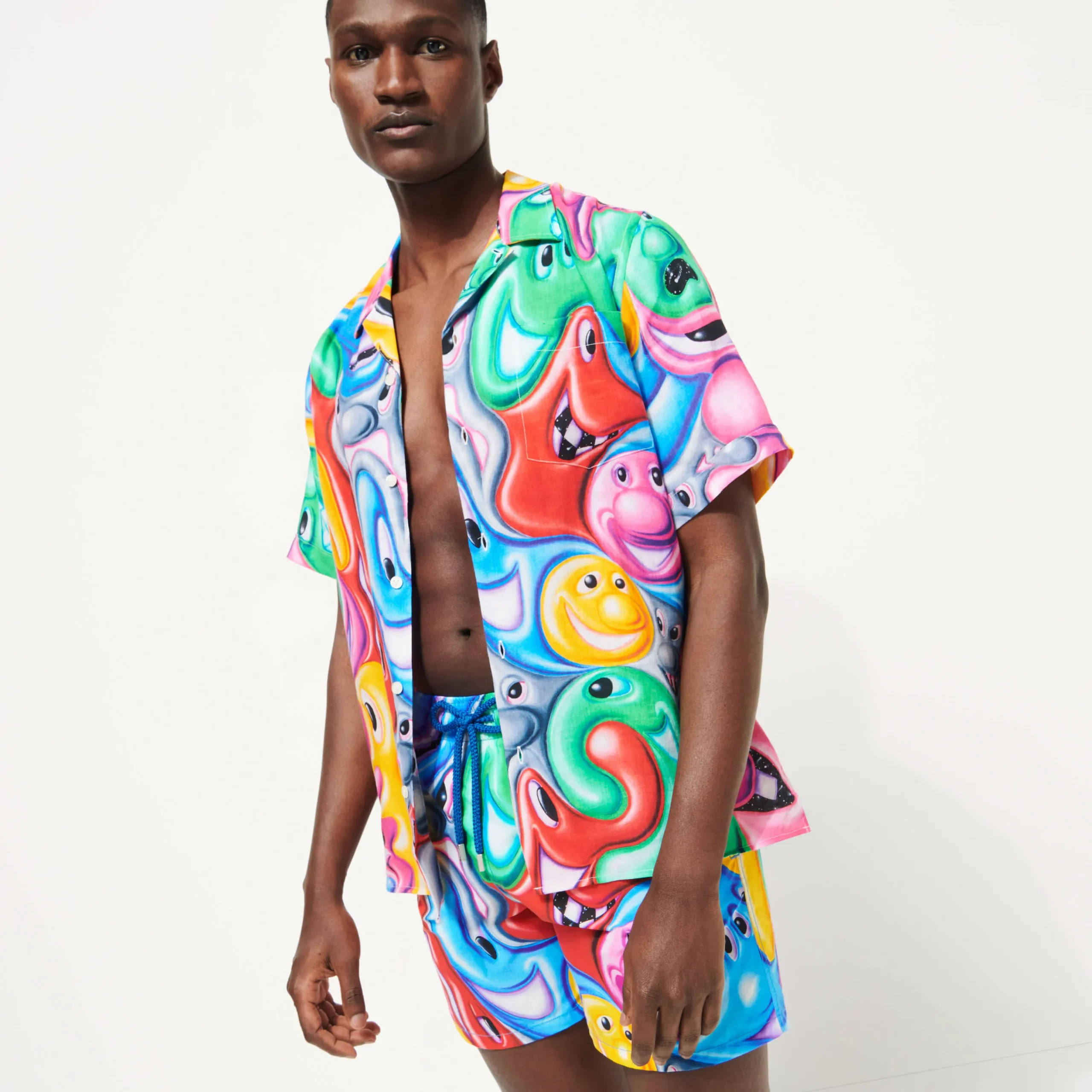 Flash Sale Vilebrequin Men Swim Trunks Faces In Places - X Kenny Scharf Multicolor/Multi