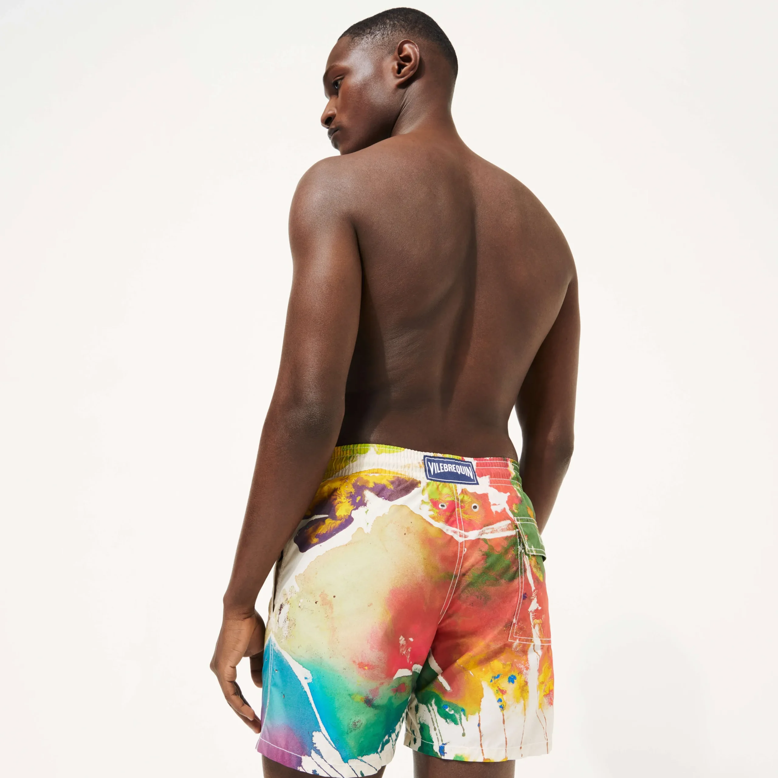 New Vilebrequin Men Swim Trunks Gra - X John M Armleder Multicolor/Multi