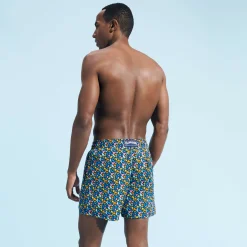Hot Vilebrequin Men Swim Trunks Mini Focus Multicolor Navy/Blue