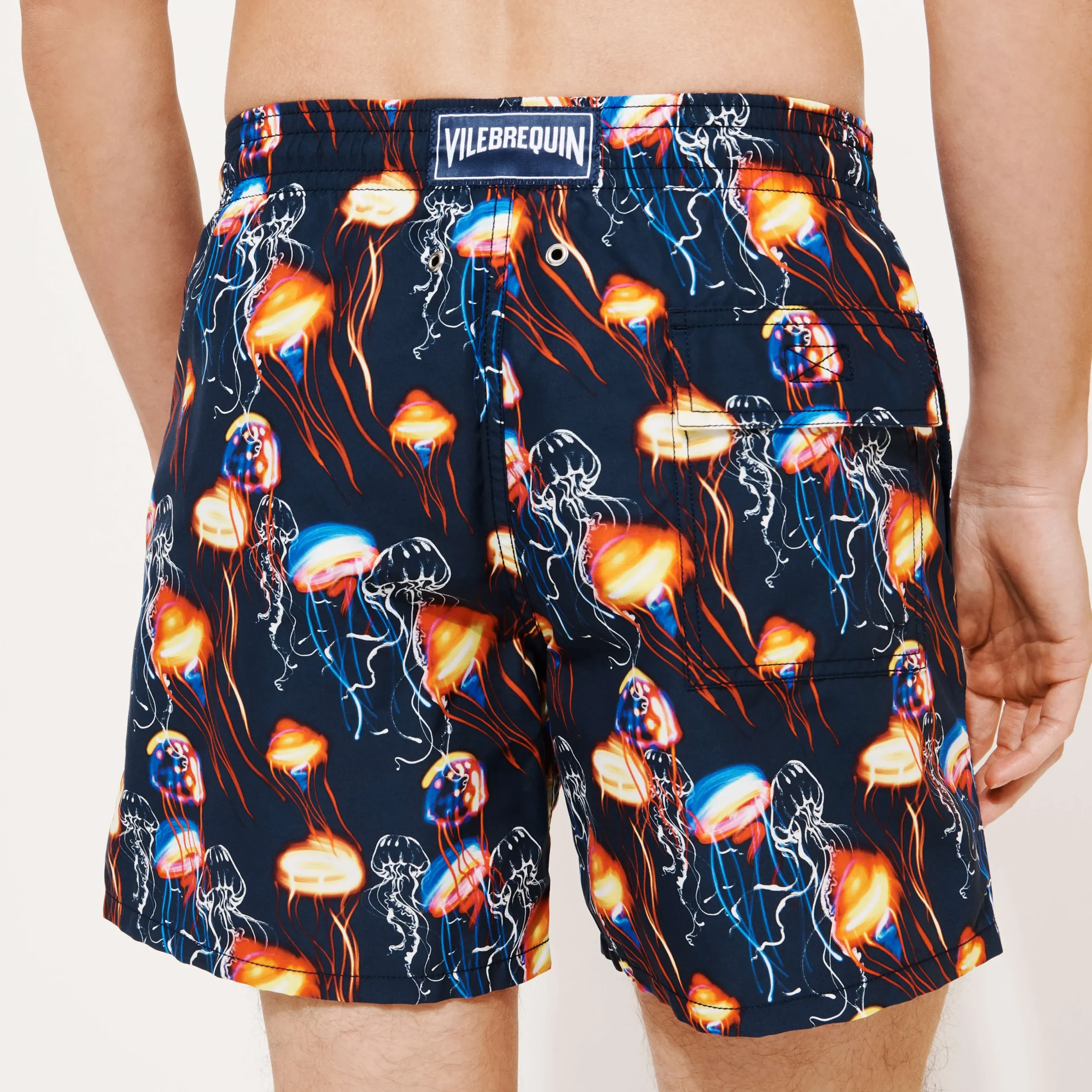 Best Sale Vilebrequin Men Swim Trunks Neo Medusa Navy/Blue