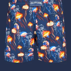 Best Sale Vilebrequin Men Swim Trunks Neo Medusa Navy/Blue