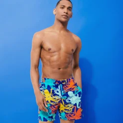 Store Vilebrequin Men Swim Trunks Octopussy Purple Blue/Blue