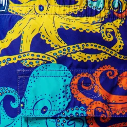 Store Vilebrequin Men Swim Trunks Octopussy Purple Blue/Blue