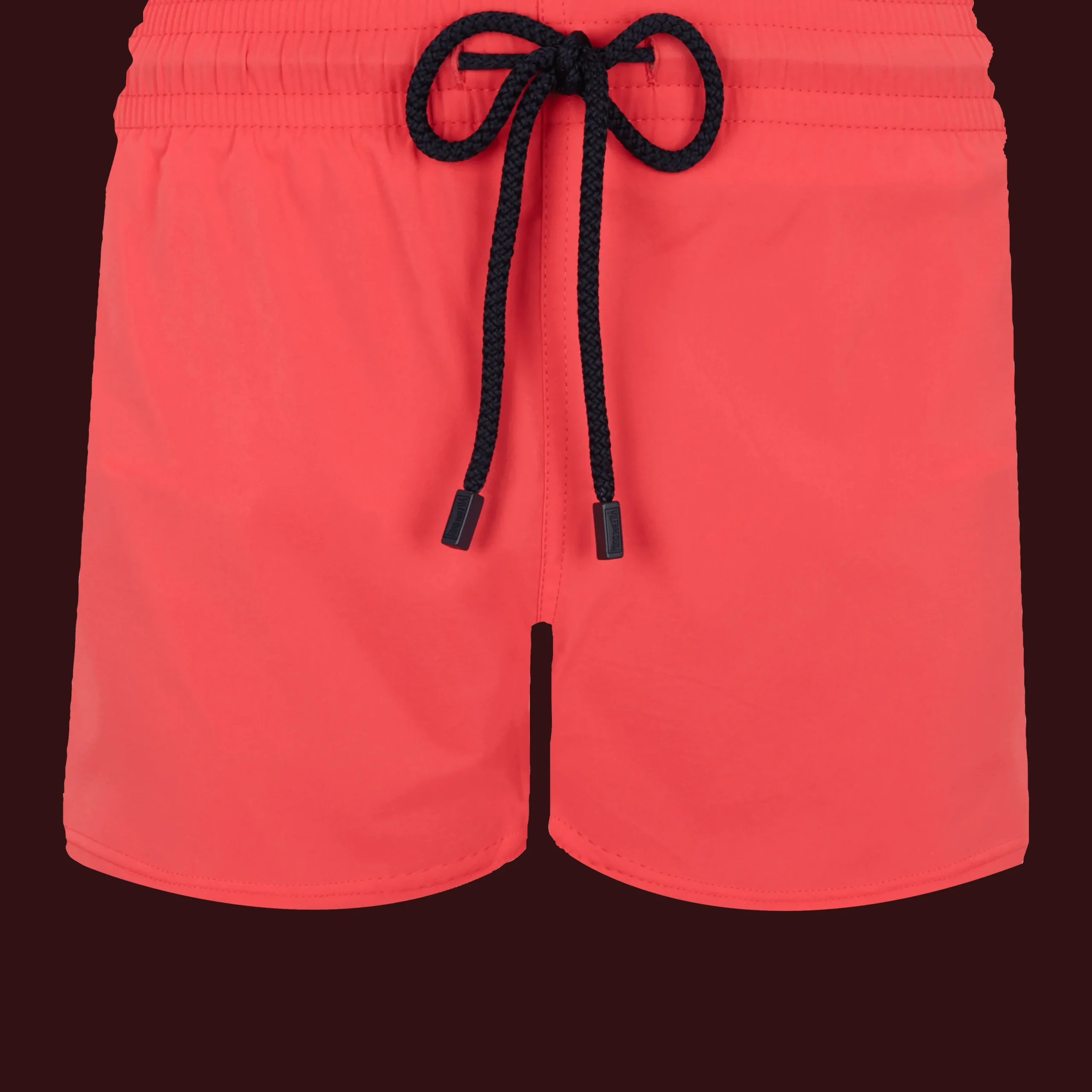 Outlet Vilebrequin Men Swim Trunks Short And Fitted Stretch Solid Masala/Pink