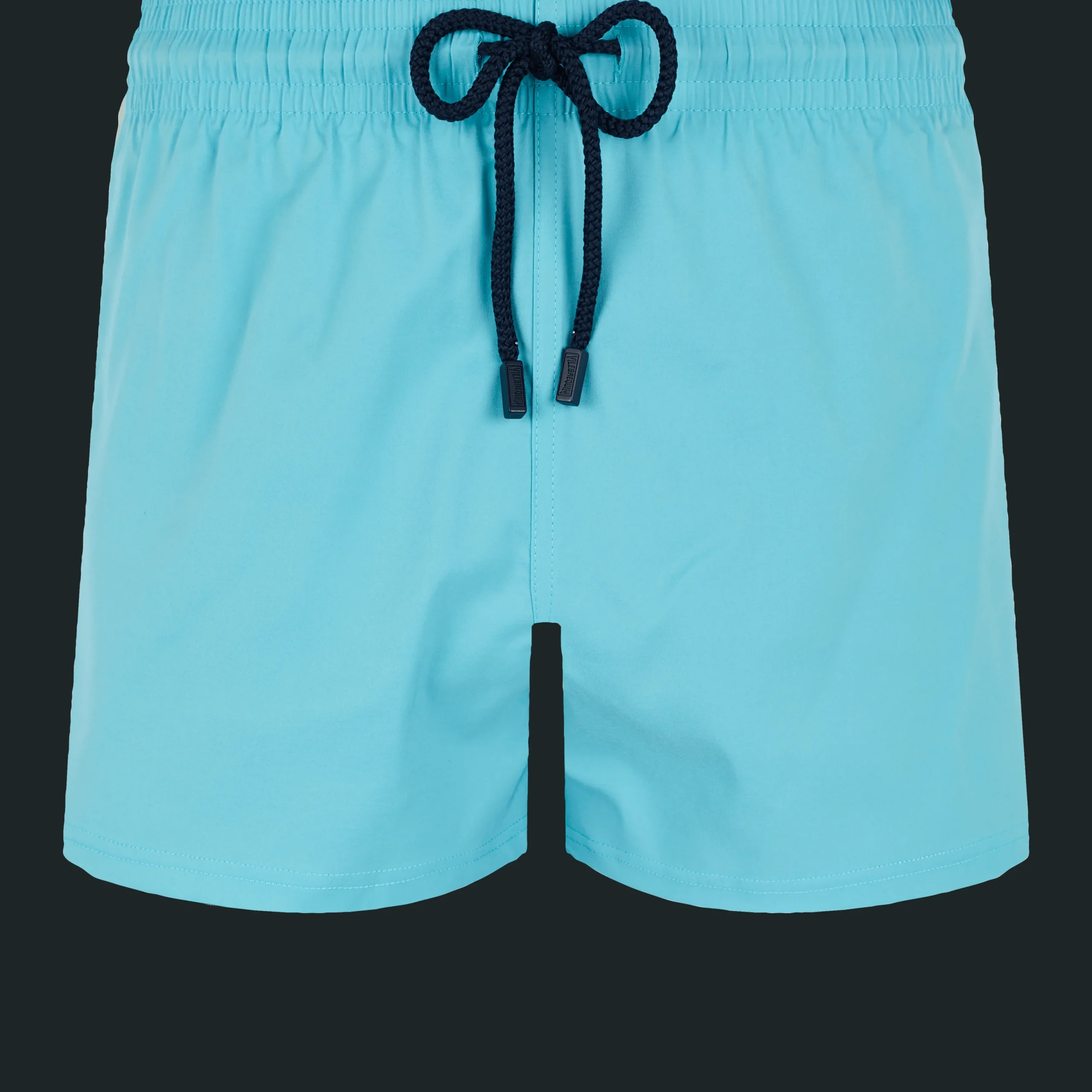 Outlet Vilebrequin Men Swim Trunks Short And Fitted Stretch Solid Pondichery/Purple