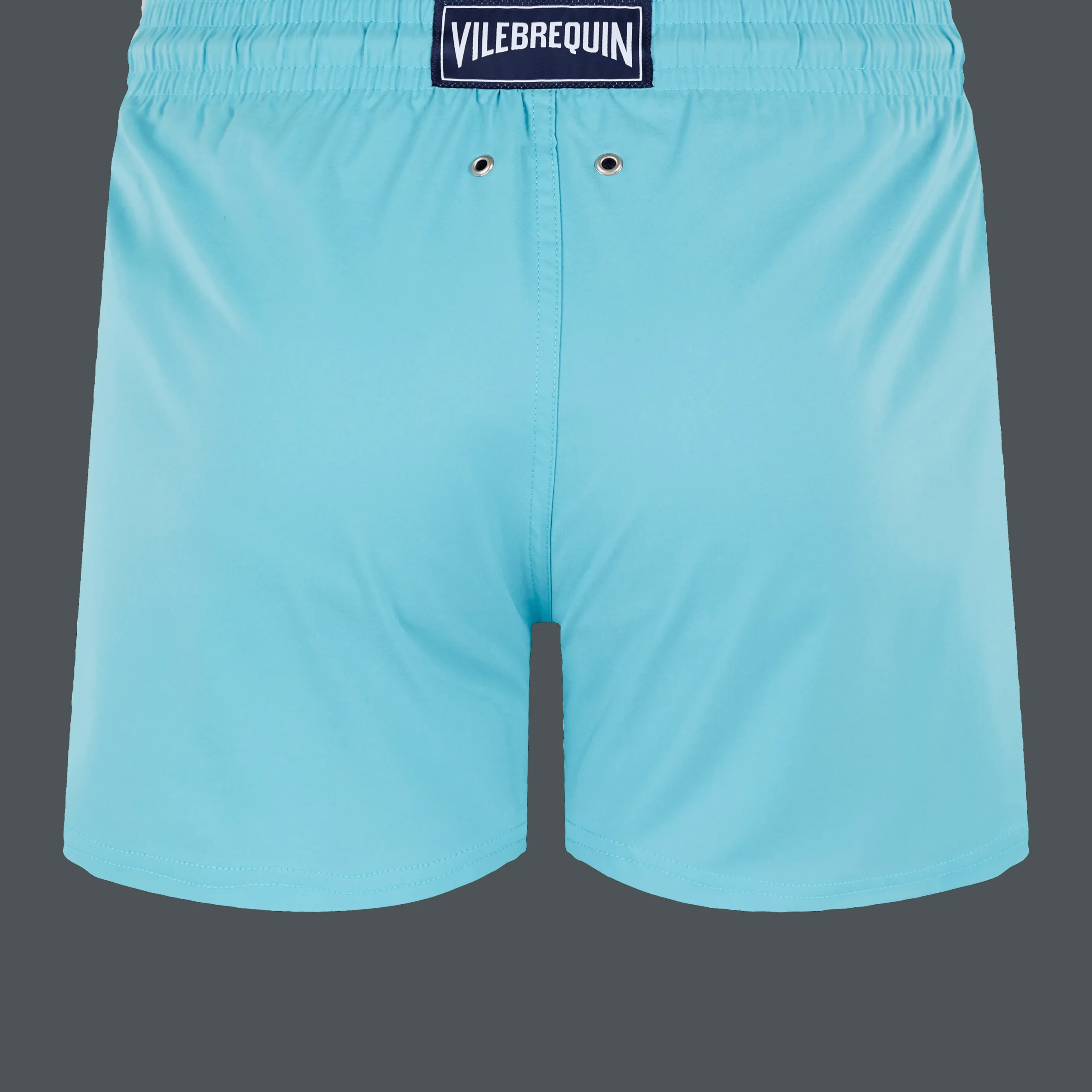 Outlet Vilebrequin Men Swim Trunks Short And Fitted Stretch Solid Pondichery/Purple