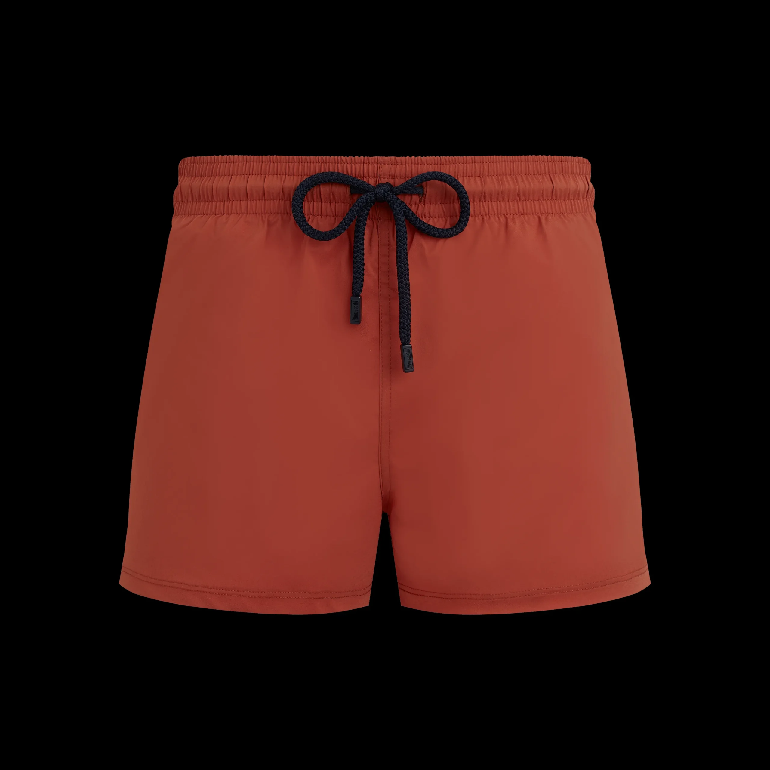 Online Vilebrequin Men Swim Trunks Short And Fitted Stretch Solid Tomette/Red