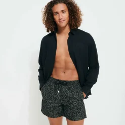 Online Vilebrequin Men Swim Trunks Small Camo - X Palm Angels Bronze/Green