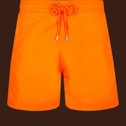 Store Vilebrequin Men Swim Trunks Solid Carrot/Orange