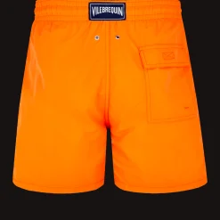 Store Vilebrequin Men Swim Trunks Solid Carrot/Orange