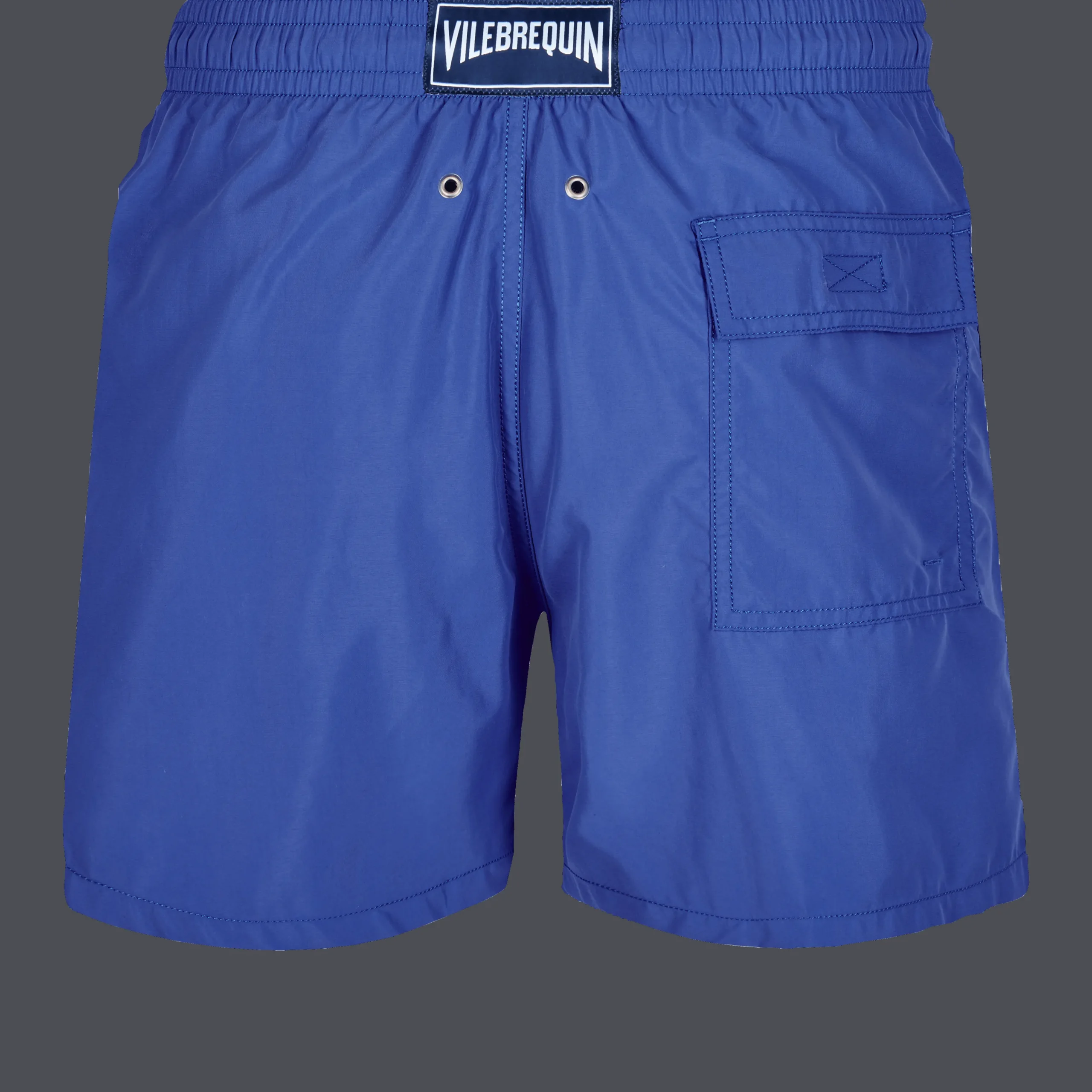 Cheap Vilebrequin Men Swim Trunks Solid Sea Blue/Blue