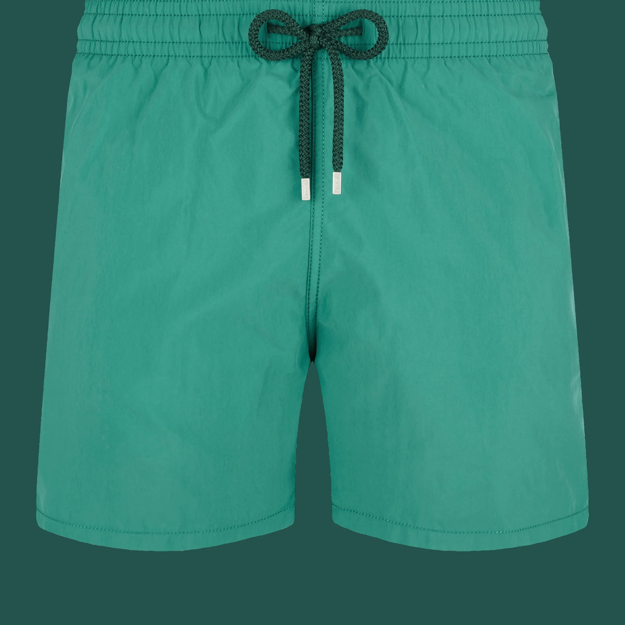 Sale Vilebrequin Men Swim Trunks Solid Linden/Green