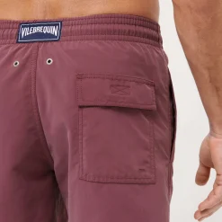 Best Vilebrequin Men Swim Trunks Solid Murasaki/Purple