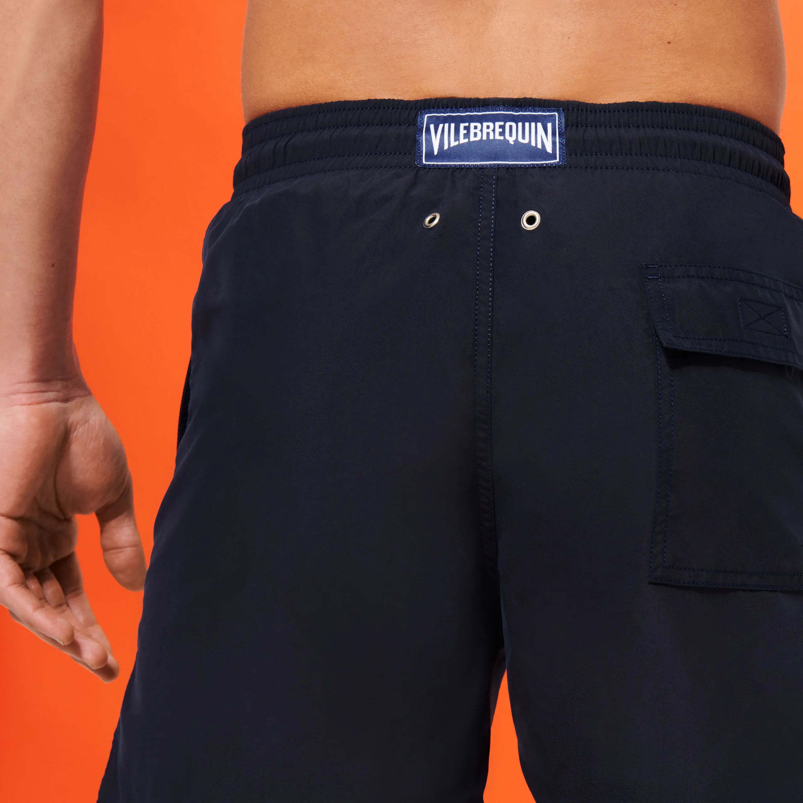 Flash Sale Vilebrequin Men Swim Trunks Solid Black/Black