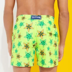 Best Vilebrequin Men Swim Trunks Starfish Candy Coriander/Green