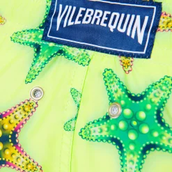 Best Vilebrequin Men Swim Trunks Starfish Candy Coriander/Green