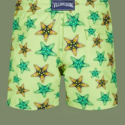 Best Vilebrequin Men Swim Trunks Starfish Candy Coriander/Green