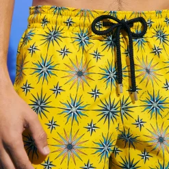 Clearance Vilebrequin Men Swim Trunks Sud Sun/Yellow