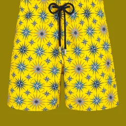 Clearance Vilebrequin Men Swim Trunks Sud Sun/Yellow
