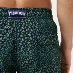 Discount Vilebrequin Men Swim Trunks Te Mana O Te Moana Navy/Blue