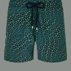 Discount Vilebrequin Men Swim Trunks Te Mana O Te Moana Navy/Blue
