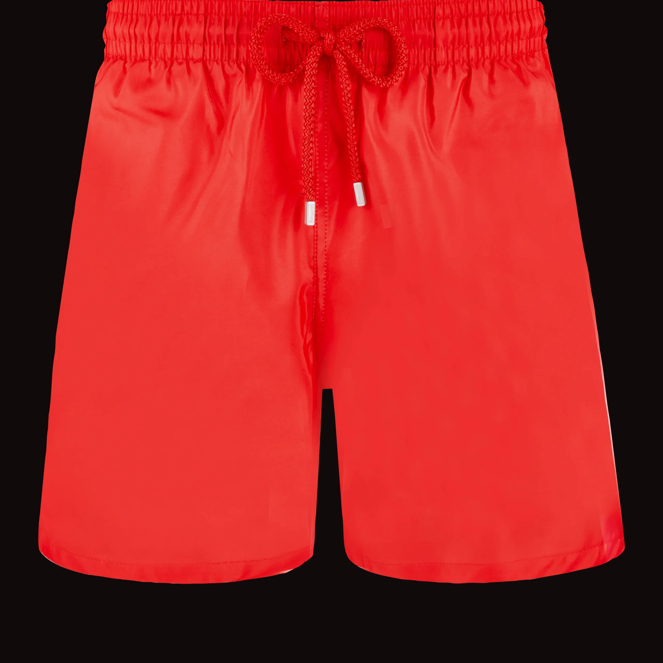 Cheap Vilebrequin Men Swim Trunks Ultra-Light And Packable Solid Poppy Red/Red