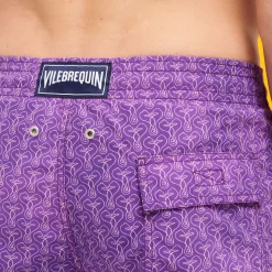Hot Vilebrequin Men Swim Trunks Valentine'S Day Orchid/Purple